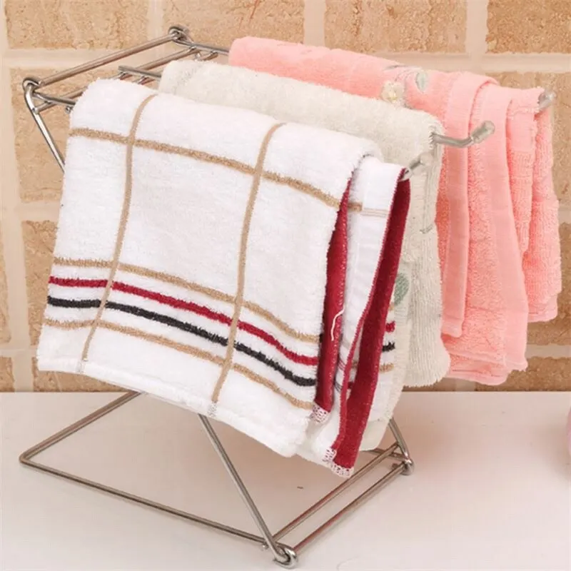 B 3 Layer Folding Towel Stand Rack Rustproof Stainless Steel Kitchen Bar Washing Cloth Drying Holder Kitchen Bathroom Stand
B 3 Layer Folding Towel Stand Rack Rustproof Stainless Steel Kitchen Bar Washing Cloth Drying Holder Kitchen Bathroom Stand