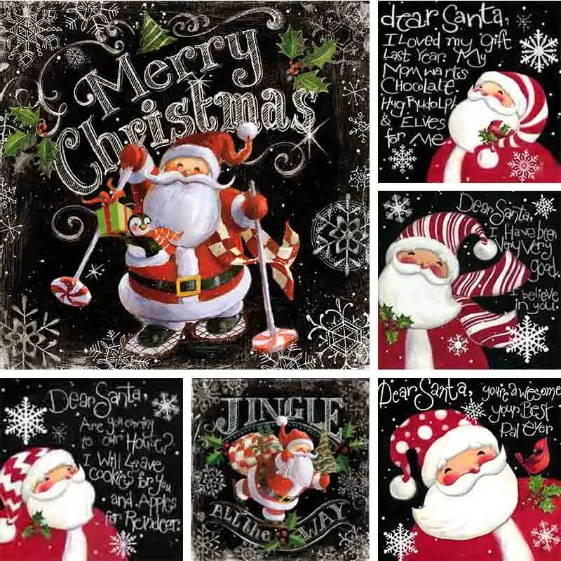 diamond painting full drill square diamond painting christmas diamond embroidery Blackboard Santa Claus rhinestones decor gifts
diamond painting full drill square diamond painting christmas diamond embroidery Blackboard Santa Claus rhinestones decor gifts
