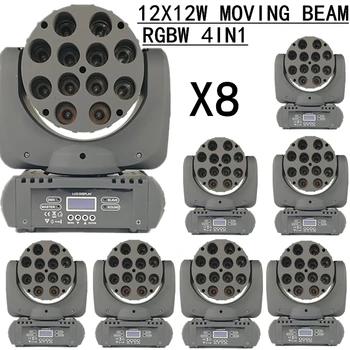 8pcs/ 12x12W moving beam light/ rgbw 4in1 Moving head lights dmx512 control disco light/ dyeing lamp professional dj equipment
8pcs/ 12x12W moving beam light/ rgbw 4in1 Moving head lights dmx512 control disco light/ dyeing lamp professional dj equipment