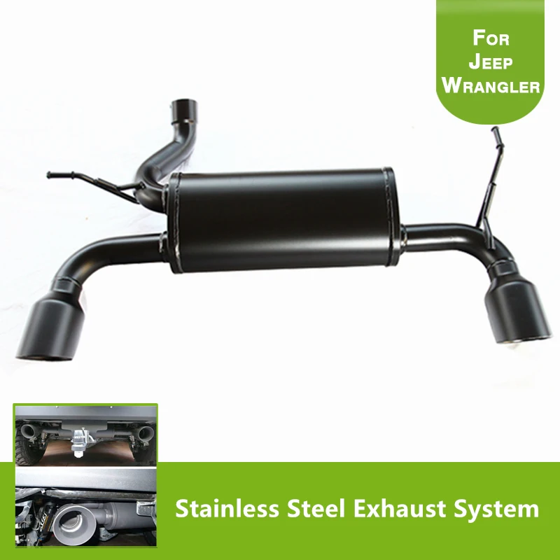 Performance Axle Back Exhaust System for 2007-2017 Jeep Wrangler & Unlimited JK
Performance Axle Back Exhaust System for 2007-2017 Jeep Wrangler & Unlimited JK