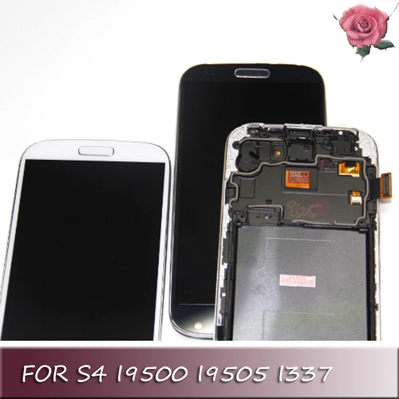 Highscreen LCD для samsung S4 экран Samsung Galaxy GT-I9505 I9500 i337 дигитайзер с рамкой | Мобильные