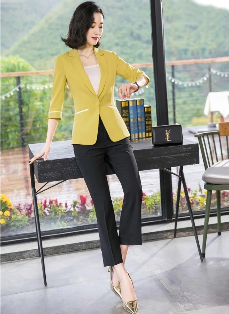 2019 Spring Summer Formal Women Business Suits With Pants and Jackets Coat OL Styles Professional Pantsuits Female Trousers Set
2019 Spring Summer Formal Women Business Suits With Pants and Jackets Coat OL Styles Professional Pantsuits Female Trousers Set