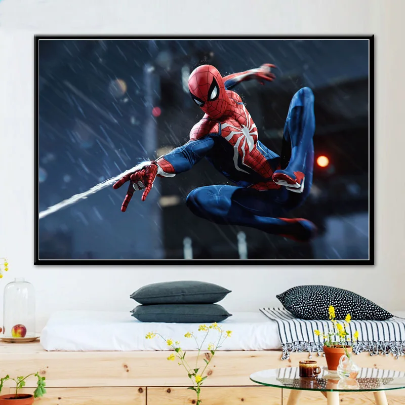 Poster And Prints Spider-Man 2018 PS4 Superhero Hot Video Game Wall Art Painting Canvas Wall Pictures For Living Room Home Decor
Poster And Prints Spider-Man 2018 PS4 Superhero Hot Video Game Wall Art Painting Canvas Wall Pictures For Living Room Home Decor
