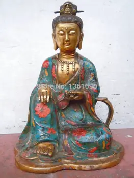 xd 00149 Chinese cloisonne bronze gild carved beautifully Kwan-yin buddha statues
xd 00149 Chinese cloisonne bronze gild carved beautifully Kwan-yin buddha statues