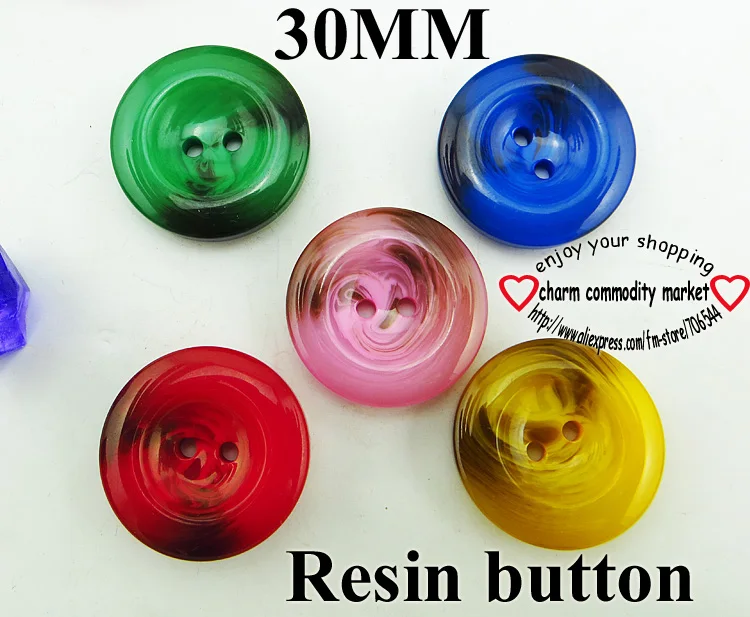 5PCS 30MM 5 colors Dyed RESIN buttons coat button decoration boots sewing clothes accessories R-242
5PCS 30MM 5 colors Dyed RESIN buttons coat button decoration boots sewing clothes accessories R-242