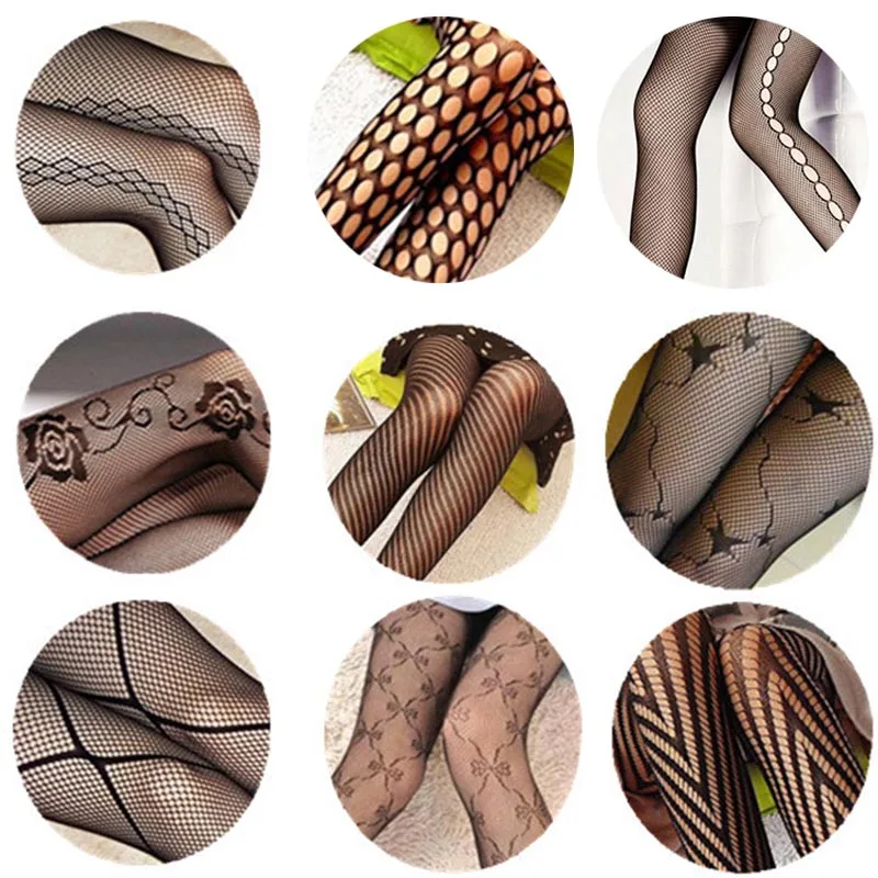 Fashion Sexy Women Girls Core Wire Jacquard Club Panty Knitting Net Thin Pattern Tattoo Fishnet Stockings
Fashion Sexy Women Girls Core Wire Jacquard Club Panty Knitting Net Thin Pattern Tattoo Fishnet Stockings