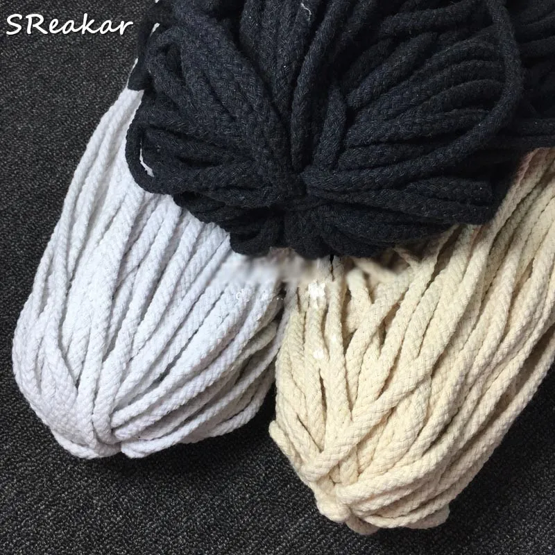 6/8/10MM,White/Black/Beige Eight-strand Cotton Rope Decorative Drawstring Twine Tied Cord For DIY Handmade Bag Project Accessory
6/8/10MM,White/Black/Beige Eight-strand Cotton Rope Decorative Drawstring Twine Tied Cord For DIY Handmade Bag Project Accessory