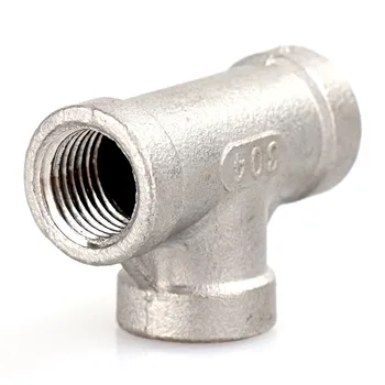 1 PC New 1/4" Tee 3 Way Female Stainless Steel 304 Threaded Pipe Fitting NPT SA530 P0.11
1 PC New 1/4" Tee 3 Way Female Stainless Steel 304 Threaded Pipe Fitting NPT SA530 P0.11