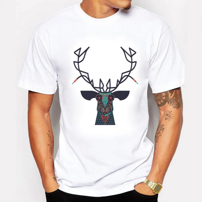 BLWH Summer Men T-Shirts Printing DJ Equipment Configuration Musical Symbol Elk Head Personalized Style Tee Shirt Men's T Shirts
BLWH Summer Men T-Shirts Printing DJ Equipment Configuration Musical Symbol Elk Head Personalized Style Tee Shirt Men's T Shirts