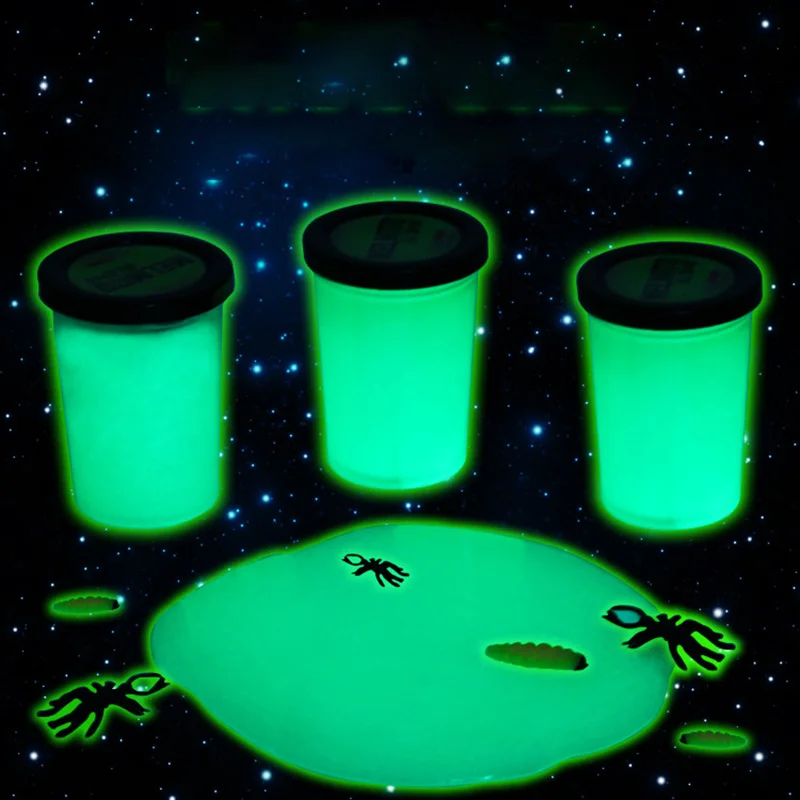 New Luminous Slime Modeling Clay Light Glow in Dark Bouncing Mud Plasticine Playdough Education Novelty Creative Funny gag Toys
New Luminous Slime Modeling Clay Light Glow in Dark Bouncing Mud Plasticine Playdough Education Novelty Creative Funny gag Toys