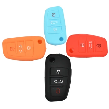 10PCS/Lot Mix Color Silicone Flip Car Key Case for Audi A1 A3 A4 Cabriole A6 TT Allroad Q3 Q7 R8 S6 SQ5 RS4 Remote Cover
10PCS/Lot Mix Color Silicone Flip Car Key Case for Audi A1 A3 A4 Cabriole A6 TT Allroad Q3 Q7 R8 S6 SQ5 RS4 Remote Cover