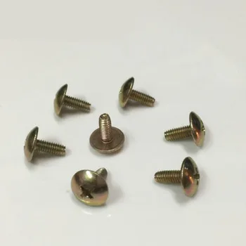 20pcs M4 Cross Big flat head Triangular screw Self-tapping self locking bolt Phillips screws Mushroom heads Color zinc 10mm Long
20pcs M4 Cross Big flat head Triangular screw Self-tapping self locking bolt Phillips screws Mushroom heads Color zinc 10mm Long