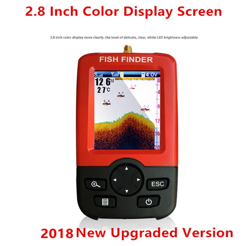 High Quality 100M Smart Portable Fish Finder Wireless Sonar Sensor Echo Sounder Fish Finder Lake Sea Fishing wifi Fish Finder
High Quality 100M Smart Portable Fish Finder Wireless Sonar Sensor Echo Sounder Fish Finder Lake Sea Fishing wifi Fish Finder