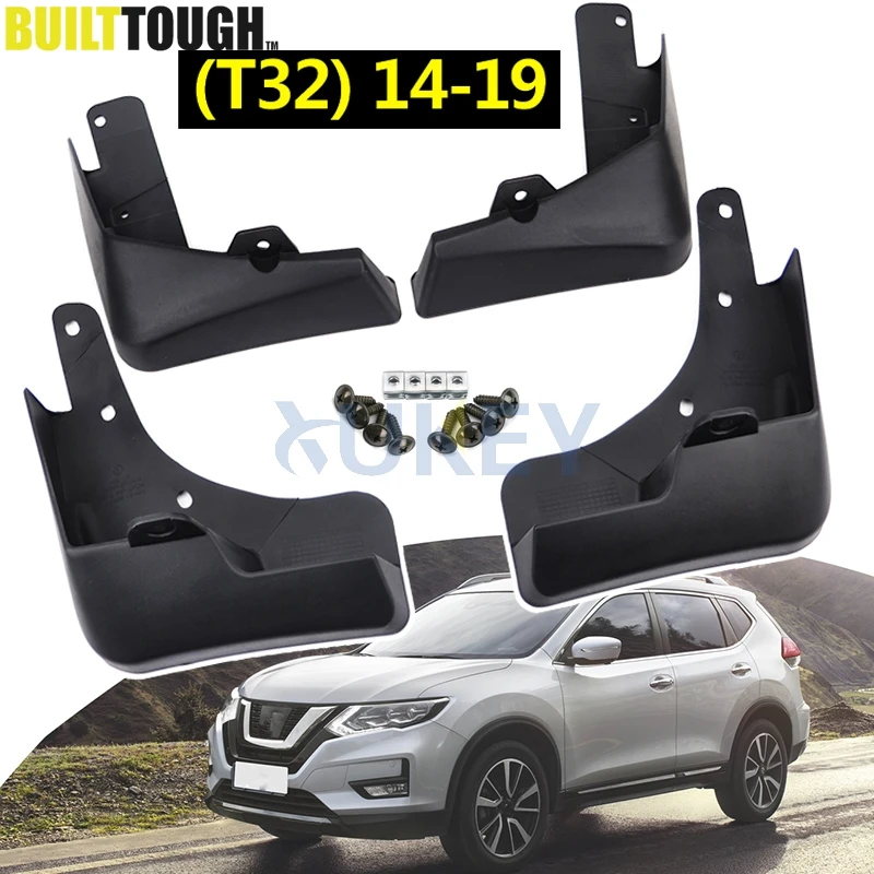 Набор литых автомобильных брызговиков для Nissan X Trail Rouge T32 2014 2019 2016 2017 Xtrail