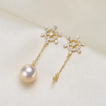 S925 Sterling Silver Pearl Drop Earrings Jewelry Findings&Components Women DIY Pearl Earrings Accessory 3Pairs 
S925 Sterling Silver Pearl Drop Earrings Jewelry Findings&Components Women DIY Pearl Earrings Accessory 3Pairs