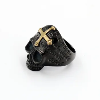 Titanium steel casting ring Atmospheric taro devil cross men's ring factory direct free shipping 
Titanium steel casting ring Atmospheric taro devil cross men's ring factory direct free shipping