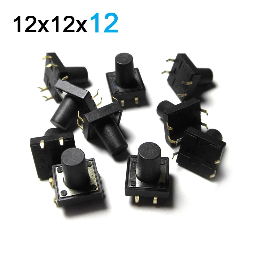 12*12*12MM Toy Switch 4-pin High Handle Black Push Button Switch 12x12x12mm JOYING LIANG 10PCS
12*12*12MM Toy Switch 4-pin High Handle Black Push Button Switch 12x12x12mm JOYING LIANG 10PCS