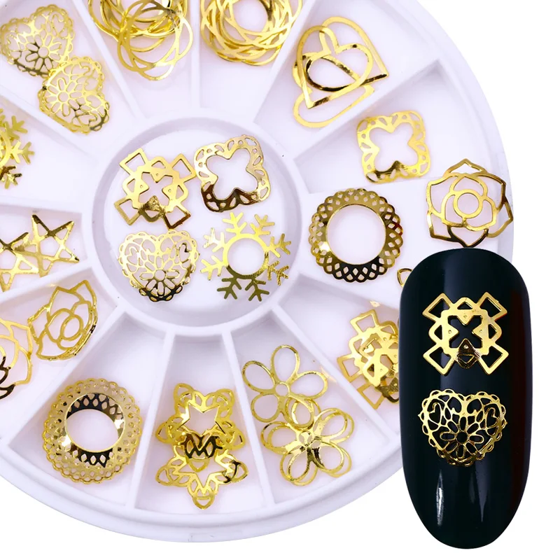 Cutting Marquise 3D Nail Decorations in Wheel AB Color Hollow Gold Silver Rhinestones Flat Bottom Manicure UV Gel Polish
Cutting Marquise 3D Nail Decorations in Wheel AB Color Hollow Gold Silver Rhinestones Flat Bottom Manicure UV Gel Polish