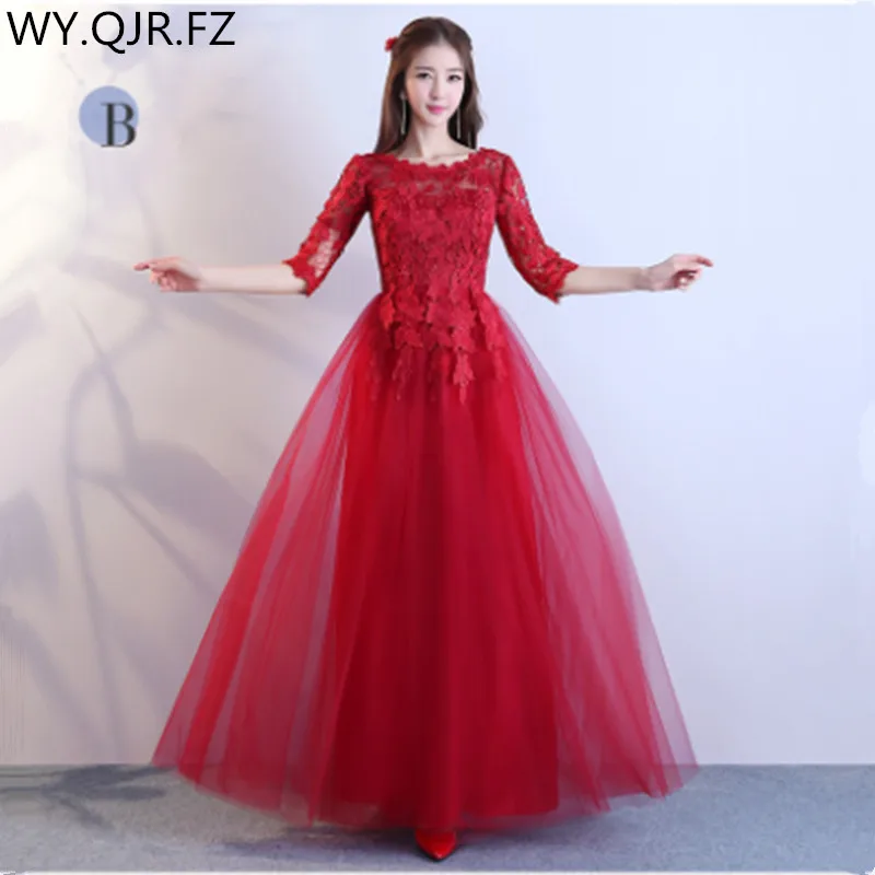 ABE125#Toast bride 2019 new winter long wine red bridesmaid dresses wedding party prom dress cheap wholesale
ABE125#Toast bride 2019 new winter long wine red bridesmaid dresses wedding party prom dress cheap wholesale