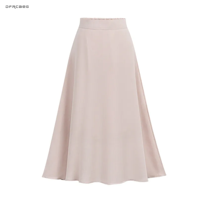 NEW Arrivals Summer Women Chiffon Long Skirt Fashion Streetwear Elastic Waist Ladies Beach Female | Женская одежда
