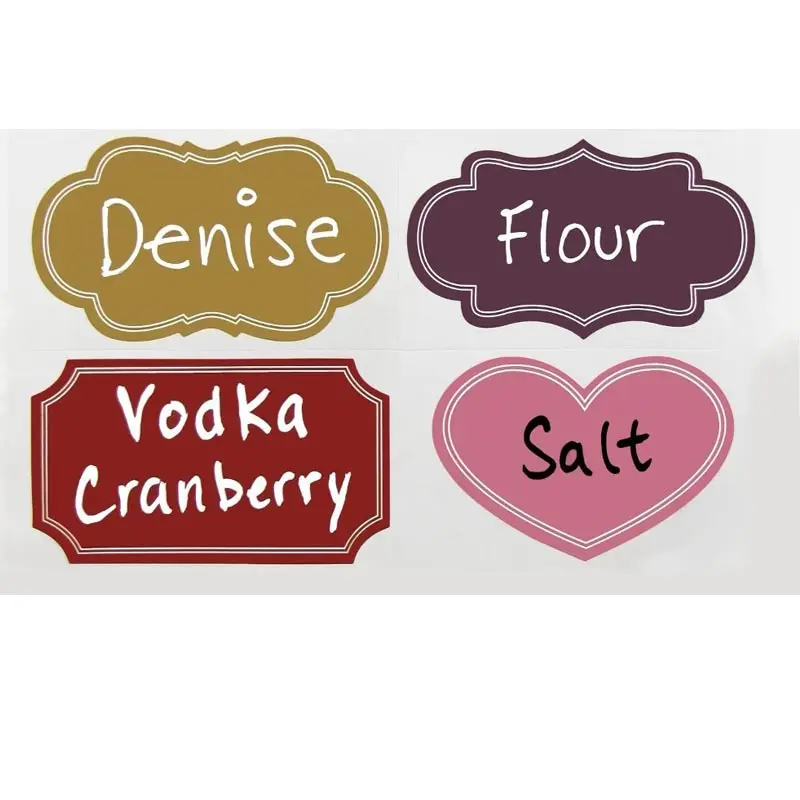 Colored Labels Reusable Chalkboard Stickers Excellent Quality for Labeling Mason Jars, Pantry, Craft Rooms
Colored Labels Reusable Chalkboard Stickers Excellent Quality for Labeling Mason Jars, Pantry, Craft Rooms