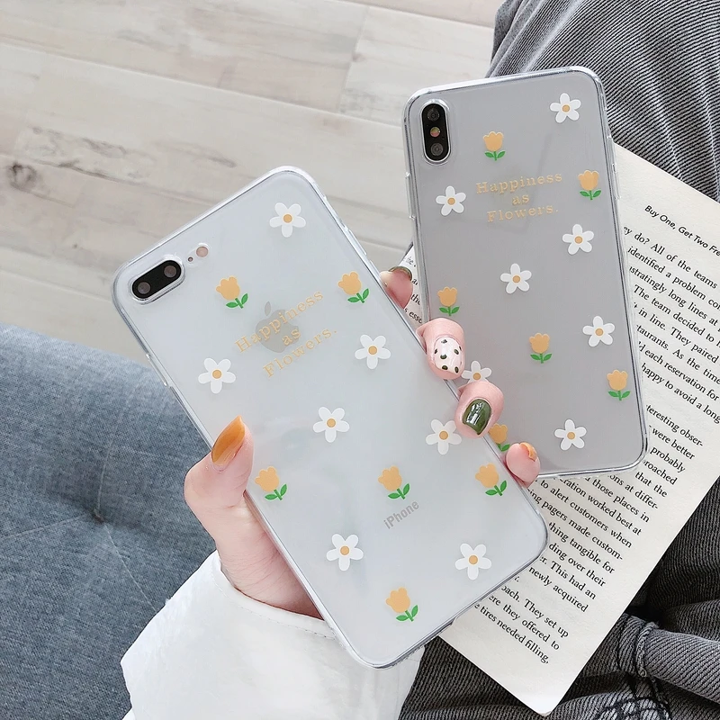 Transparent Coque for Iphone Xr Case Fresh Flower Patterned Soft TPU Silicon Back Cover for Iphone 7 8 6 6S Plus Xs Max X Case
Transparent Coque for Iphone Xr Case Fresh Flower Patterned Soft TPU Silicon Back Cover for Iphone 7 8 6 6S Plus Xs Max X Case