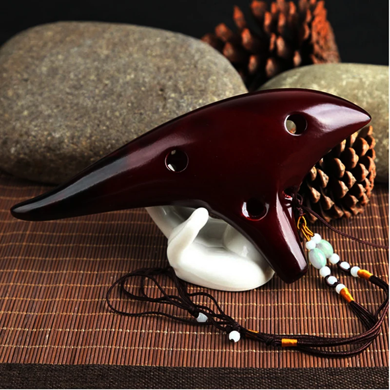 New 12-Hole Legend Zelda Ocarina of Time Alto C Smoldering Ocarina Ceramic Flute Friend Gift
New 12-Hole Legend Zelda Ocarina of Time Alto C Smoldering Ocarina Ceramic Flute Friend Gift