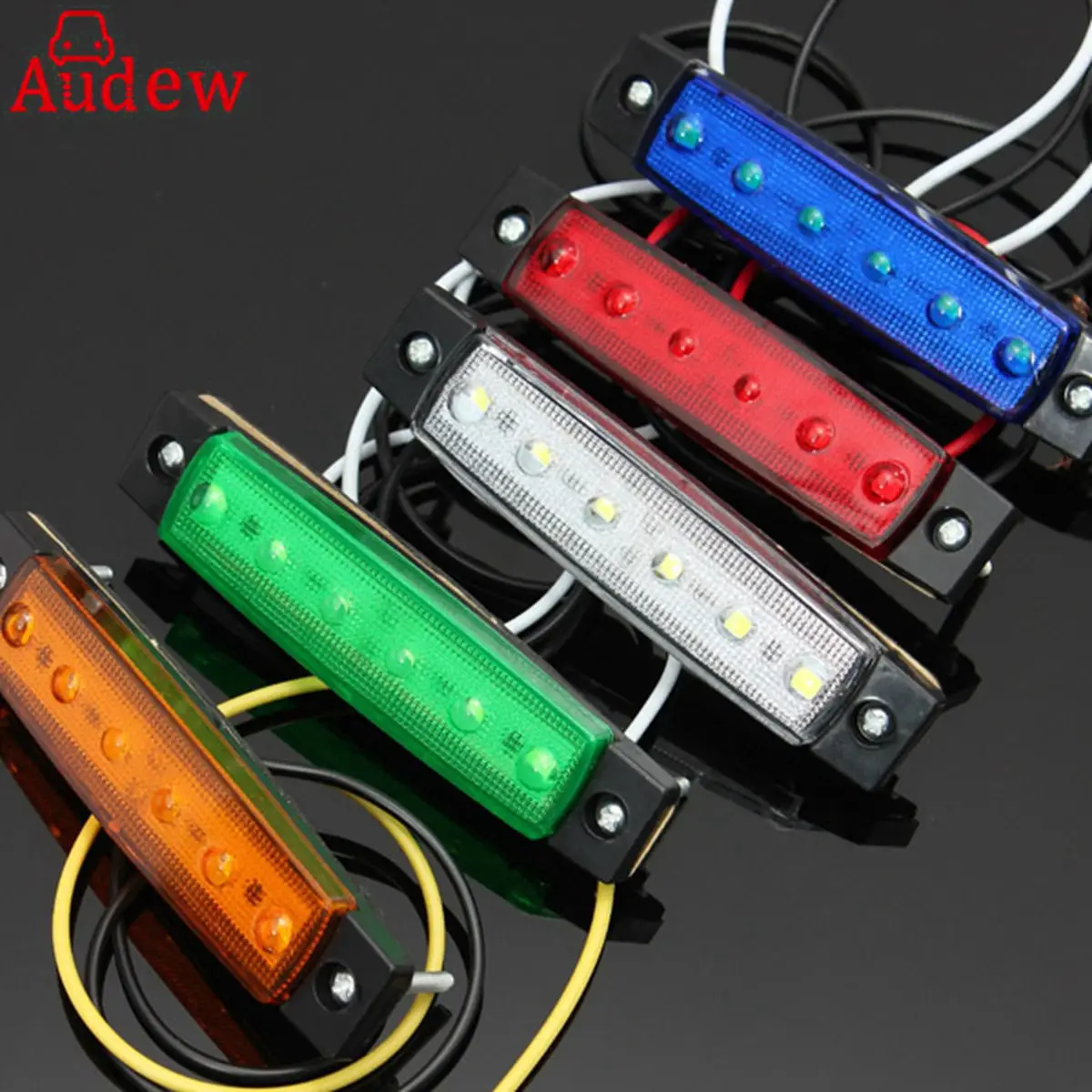 24V 6 SMD LED Car Bus Tail Light Red Amber White for Truck Trailer Lorry Side Marker Indicator Light Side Lamp
24V 6 SMD LED Car Bus Tail Light Red Amber White for Truck Trailer Lorry Side Marker Indicator Light Side Lamp