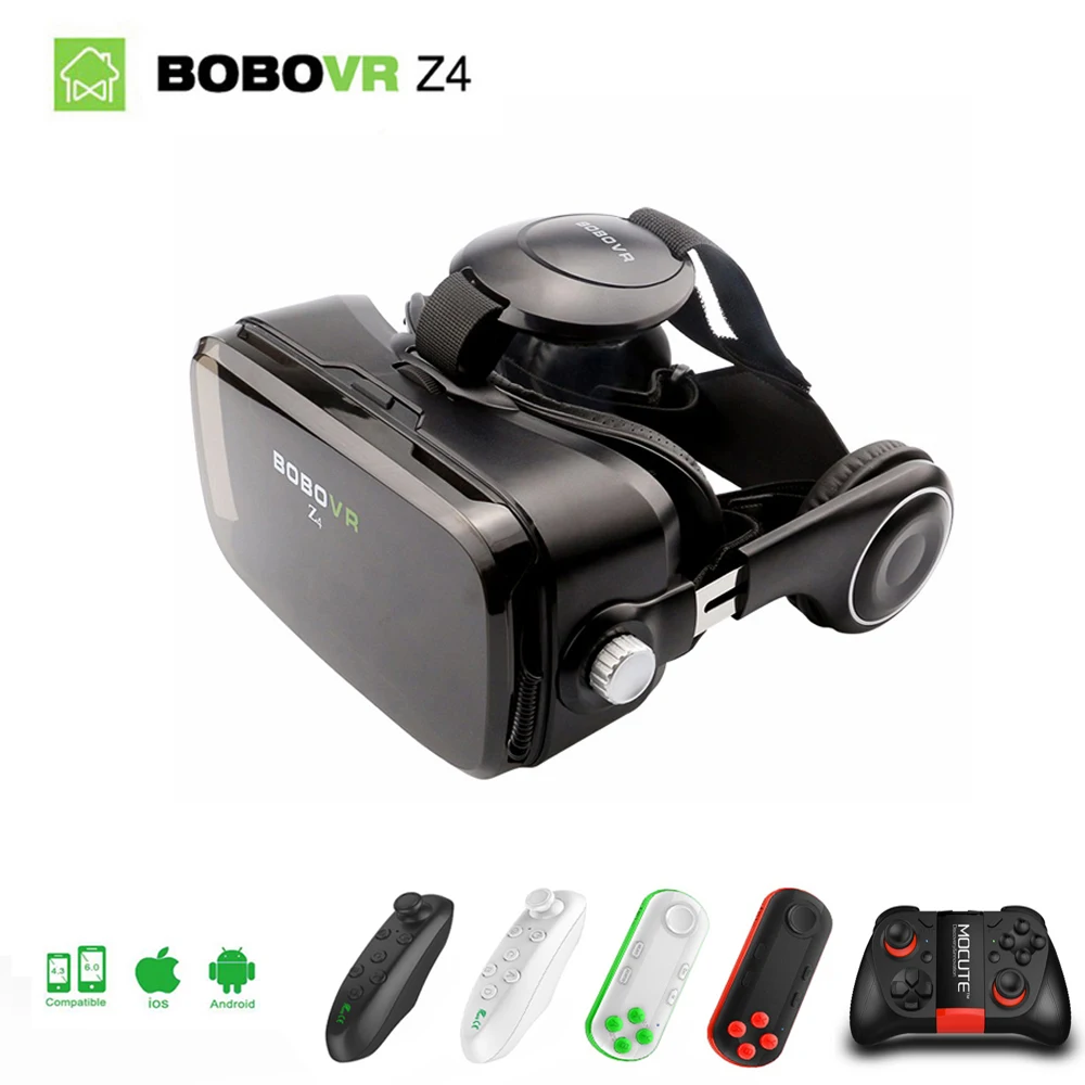 

Original Xiaozhai BOBOVR Z4 Virtual Reality 3D VR Glasses BOX Theater Private to 4.7-6.2 inch smartphone + bluetooth headset 2.0