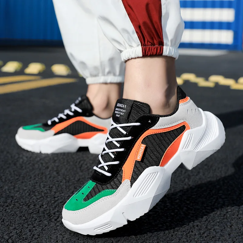 Outdoor casual Sneakers Men running Shoes Street trend Fashion Breathable Black and White Sport Lifestyle Shoes for Men
Outdoor casual Sneakers Men running Shoes Street trend Fashion Breathable Black and White Sport Lifestyle Shoes for Men