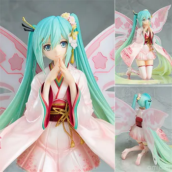 22cm Hatsune Miku kimono butterfly Fairy Action figure toys doll collection Christmas gift with box
22cm Hatsune Miku kimono butterfly Fairy Action figure toys doll collection Christmas gift with box