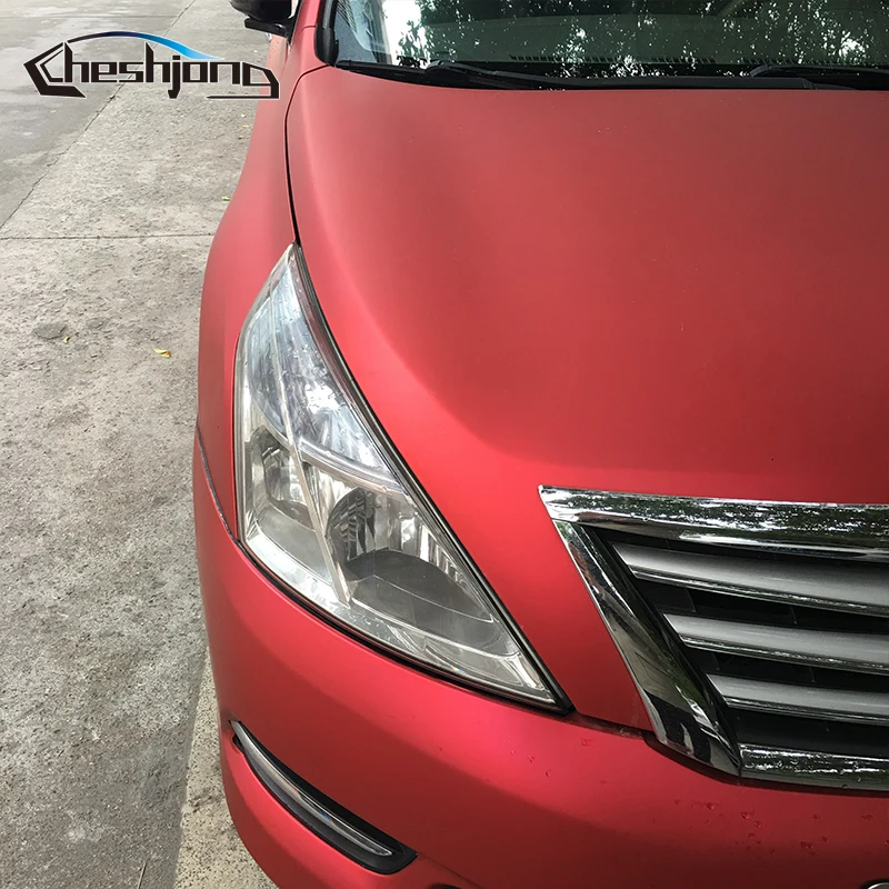 Metallic Red Matte Chrome Vinyl 1.52*20m/roll Chrome Film Matte Vinyl Car Wrap Matt Chrome Wrapping Roll
Metallic Red Matte Chrome Vinyl 1.52*20m/roll Chrome Film Matte Vinyl Car Wrap Matt Chrome Wrapping Roll