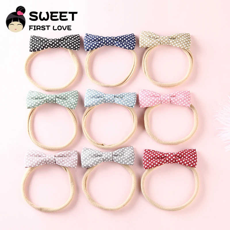 9pcs/lot Trendy Cute Hair Bow Elastic Nylon Headband Girls Fabric Star Bow Headband DIY Hair Accessories For Kids Girl Headwear
9pcs/lot Trendy Cute Hair Bow Elastic Nylon Headband Girls Fabric Star Bow Headband DIY Hair Accessories For Kids Girl Headwear