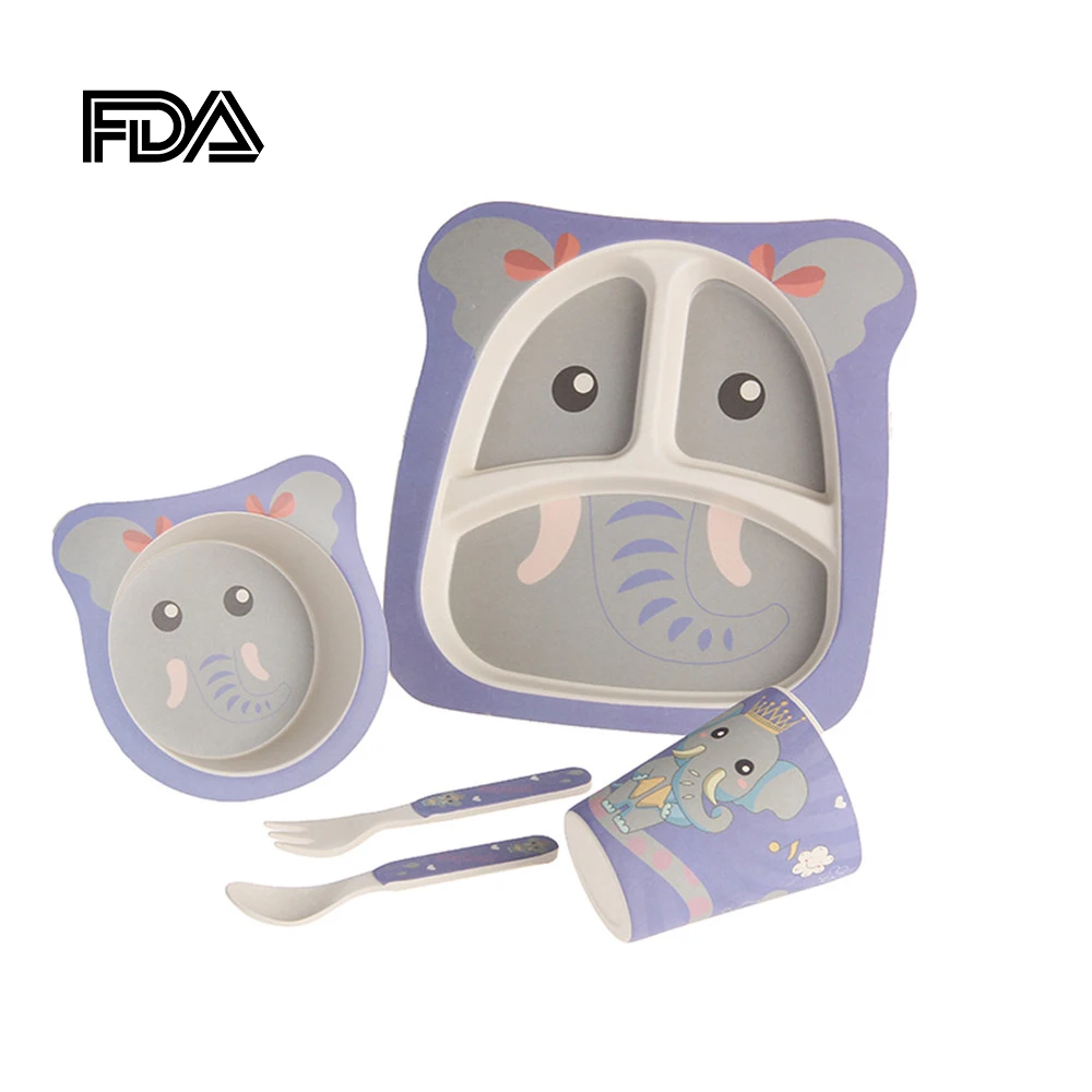 Kids Bowl Spoon Fork Plate Cup Dinnerware Set Five Babys Pieces Feeding Separate Lattice Bowl Tableware Suit Cute Elephant
Kids Bowl Spoon Fork Plate Cup Dinnerware Set Five Babys Pieces Feeding Separate Lattice Bowl Tableware Suit Cute Elephant