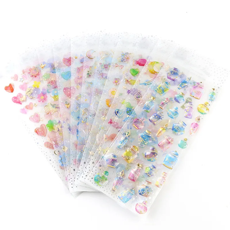 10/20/50pcs Crystal Sticker Toy For Girls Random Beautiful Transparent 3D Theme Decorative Stickers Eductional Toys For Kids
10/20/50pcs Crystal Sticker Toy For Girls Random Beautiful Transparent 3D Theme Decorative Stickers Eductional Toys For Kids