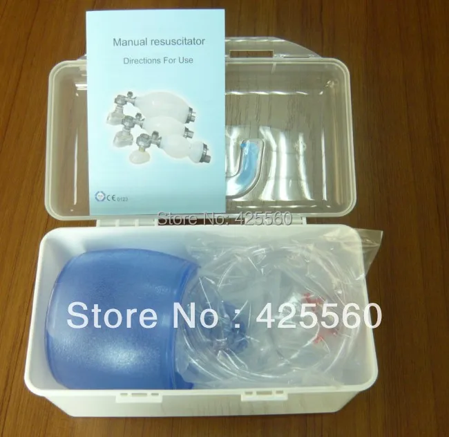 4 Pieces PVC Medical Plastic Latex-Free Disposable Bag One-way Valve Mask CPR Manual Resuscitator For First Aid Training
4 Pieces PVC Medical Plastic Latex-Free Disposable Bag One-way Valve Mask CPR Manual Resuscitator For First Aid Training