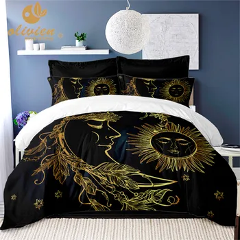 Cartoon Golden Moon Sun Bedding Sets Black Duvet Cover Queen King Size Bedding Bohemia Style Bed Cover Pillowcase Home Decor 25
Cartoon Golden Moon Sun Bedding Sets Black Duvet Cover Queen King Size Bedding Bohemia Style Bed Cover Pillowcase Home Decor 25