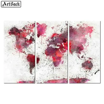 Triptych map watercolor 5d diamond painting landscape full square drill diamond embroidery artwork living room decoration sticke
Triptych map watercolor 5d diamond painting landscape full square drill diamond embroidery artwork living room decoration sticke