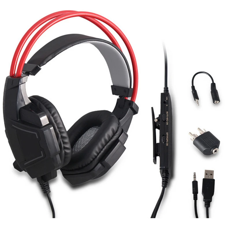 3.5mm Gaming Headset Wired headphone Earphone with Microphone for PS4 / Slim / Pro / PS3 /Xbox ONE S / Xbox360 / PC other hosts
3.5mm Gaming Headset Wired headphone Earphone with Microphone for PS4 / Slim / Pro / PS3 /Xbox ONE S / Xbox360 / PC other hosts