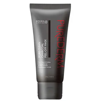 PUREDERM Pore Clean Charcoal Peel-Off Mask 100g Bamboo Charcoal Face Mask Purifying Acne Blemishes Blackhead Remover Facial Mask
PUREDERM Pore Clean Charcoal Peel-Off Mask 100g Bamboo Charcoal Face Mask Purifying Acne Blemishes Blackhead Remover Facial Mask