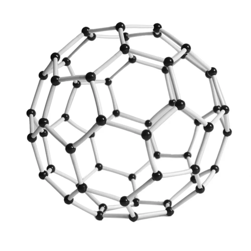 Carbon 60 Molecular Structure Model C60 Teaching Instrument Scientific Chemistry Nanotube Mode Links Kit Set for Teacher Student
Carbon 60 Molecular Structure Model C60 Teaching Instrument Scientific Chemistry Nanotube Mode Links Kit Set for Teacher Student