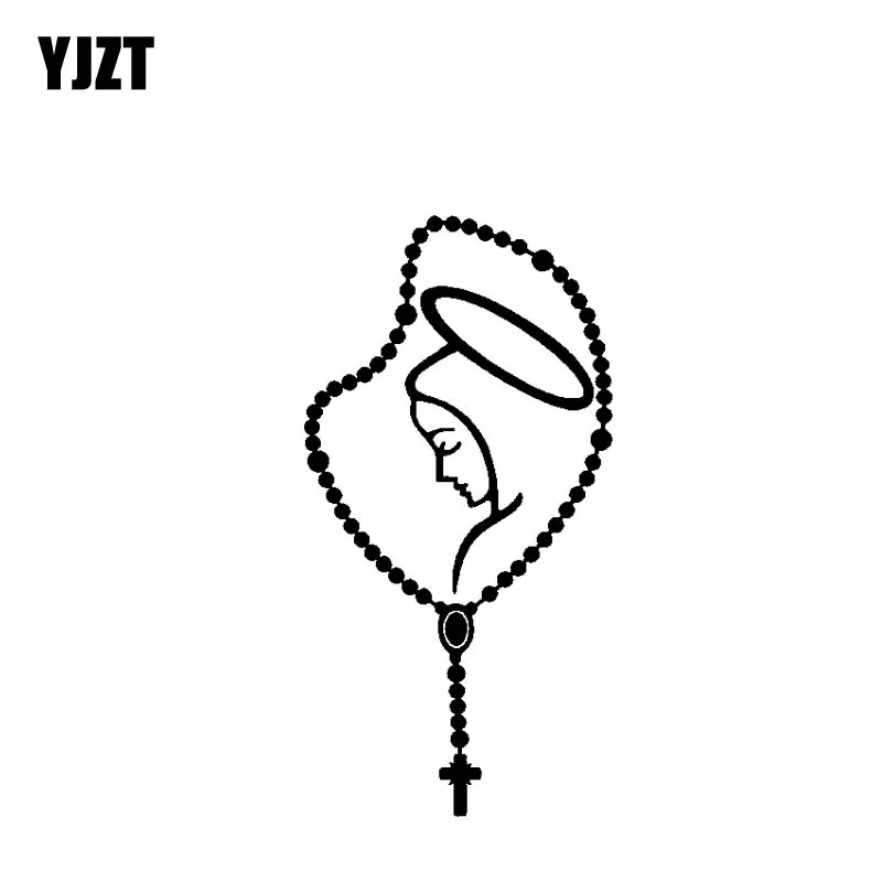 YJZT 8.3CM*17.8CM Pearl Jesus Vinyl Car Motorcycle Stickers Decal Black/Silver C13-000303
YJZT 8.3CM*17.8CM Pearl Jesus Vinyl Car Motorcycle Stickers Decal Black/Silver C13-000303