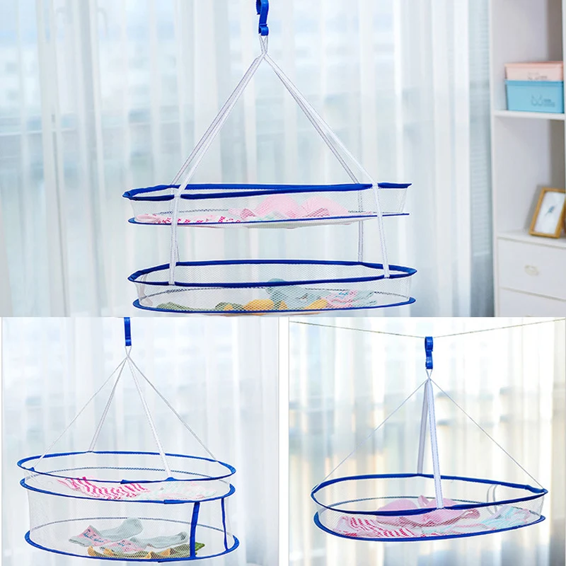 3Styles Drying Clothes Laundry Basket Underwear Socks Storage Hanger Folding Mesh Bag Hanger Single Double Layers Laundry Hamper
3Styles Drying Clothes Laundry Basket Underwear Socks Storage Hanger Folding Mesh Bag Hanger Single Double Layers Laundry Hamper