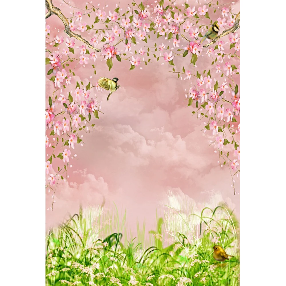 Laeacco Spring Flowers Birds Grassland Baby Newborn Portrait Photo Backgrounds Customized Photography Backdrops For Photo Studio
Laeacco Spring Flowers Birds Grassland Baby Newborn Portrait Photo Backgrounds Customized Photography Backdrops For Photo Studio