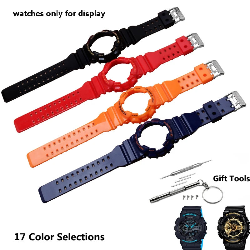PEIYI Silicone Watchband Rubber glossy ase strap for men and women substitute Casio G-SHOCKGA-110 100 GD-120 GD-100
PEIYI Silicone Watchband Rubber glossy ase strap for men and women substitute Casio G-SHOCKGA-110 100 GD-120 GD-100