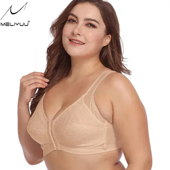 Lace Plus size Bras For Women Front Closure Bralette Wireless Brassiere Minimizer Bra Sexy Lingerie 36-48 A B C D DD DDD E F cup 
Lace Plus size Bras For Women Front Closure Bralette Wireless Brassiere Minimizer Bra Sexy Lingerie 36-48 A B C D DD DDD E F cup