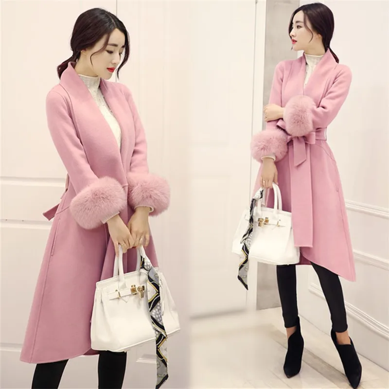 New fashion 2019 paragraph cloth grows in winter show thin imitation fox fur coat female wool woolen cloth coat Keep warm woman
New fashion 2019 paragraph cloth grows in winter show thin imitation fox fur coat female wool woolen cloth coat Keep warm woman