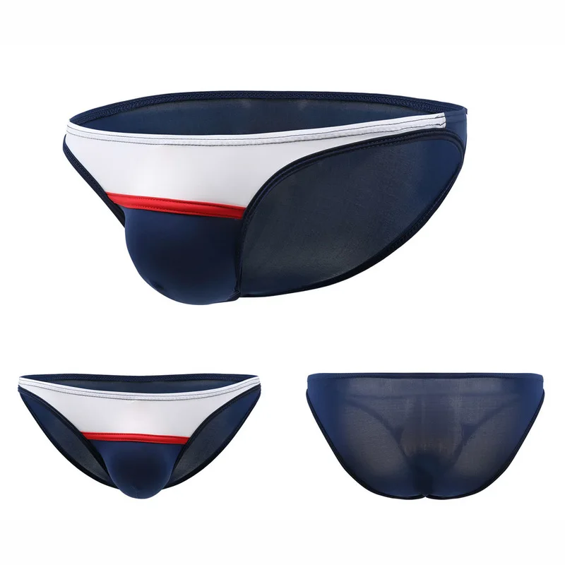 Men Underwear Ultra-thin Ice Silk Patchwork Low Waist Briefs Sexy Quick Drying Bikini Elastic Tanga Gay Panties Plus Size S-XXL
Men Underwear Ultra-thin Ice Silk Patchwork Low Waist Briefs Sexy Quick Drying Bikini Elastic Tanga Gay Panties Plus Size S-XXL