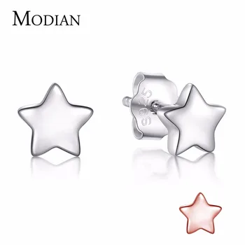 Modian 2019 Authentic 925 Sterling Silver Exquisite Simple Stars Stud Earrings For Women Fashion Dazzling Party Jewelry Bijoux
Modian 2019 Authentic 925 Sterling Silver Exquisite Simple Stars Stud Earrings For Women Fashion Dazzling Party Jewelry Bijoux