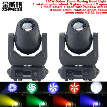 Free Shipping 2pcs/Lot 150W Gobos Led Moving Head Light With Zoom Effect DMX512 Led oom Effect Professional DJ Lighting
Free Shipping 2pcs/Lot 150W Gobos Led Moving Head Light With Zoom Effect DMX512 Led oom Effect Professional DJ Lighting
